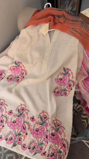 Premium Embroidery Three Pices