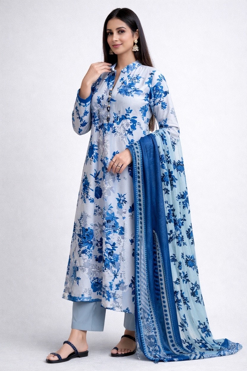 Premium Gown Three Pices - Image 4