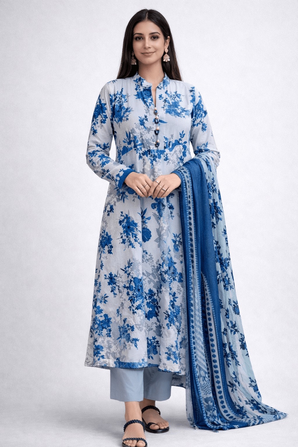 Premium Gown Three Pices - Image 2